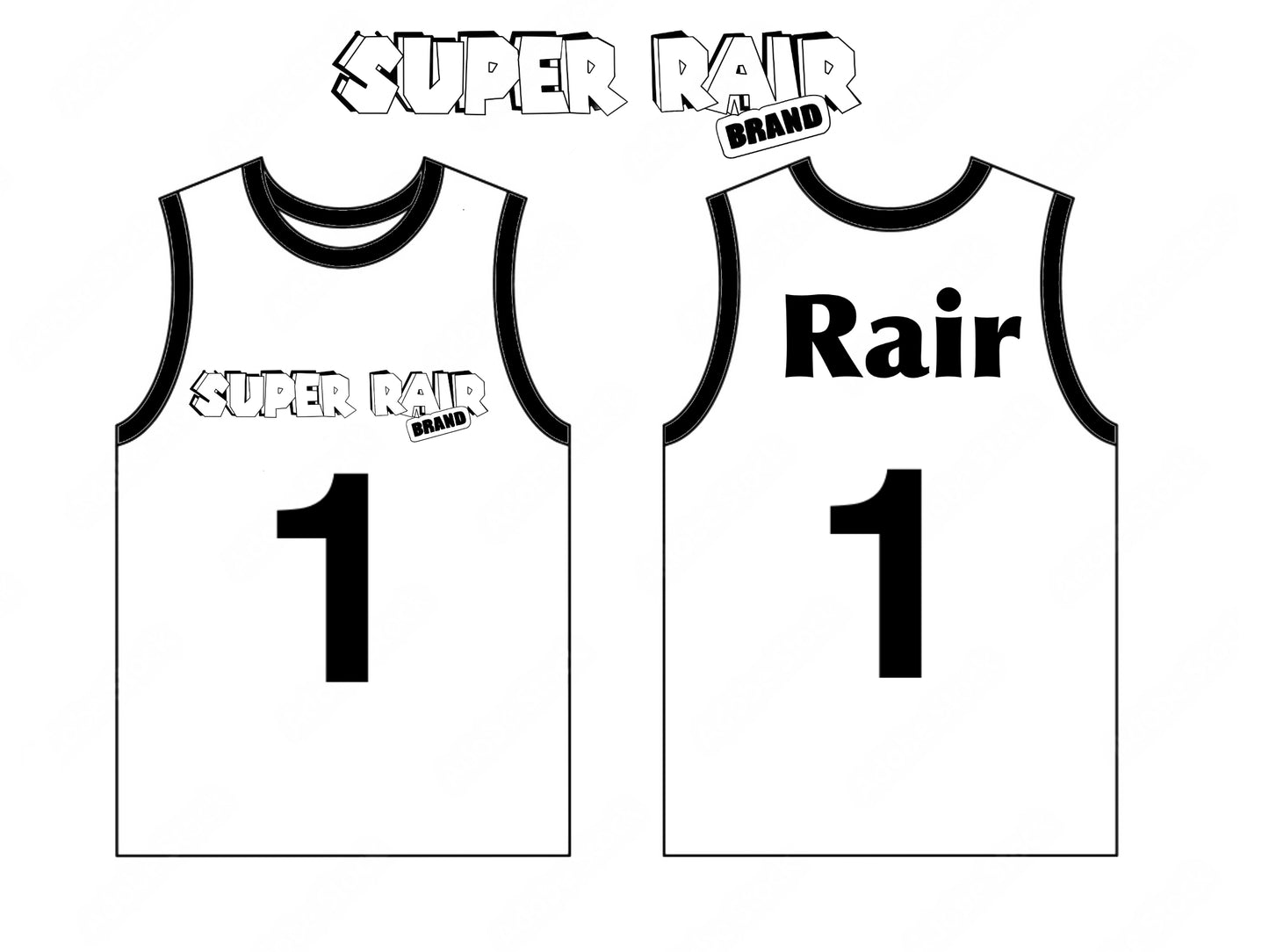 “SuperRair” Game point Jersey.