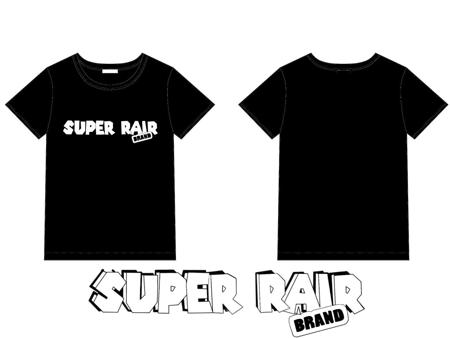 “SuperRair” Brand Self Titled T-Shirt.